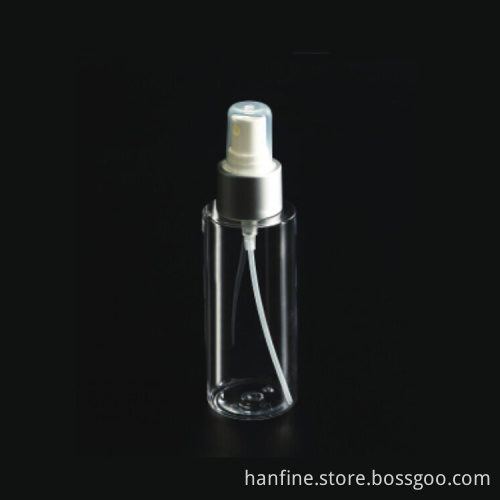Custom printing clear cheap PET plastic gel water cosmetic spray bottle